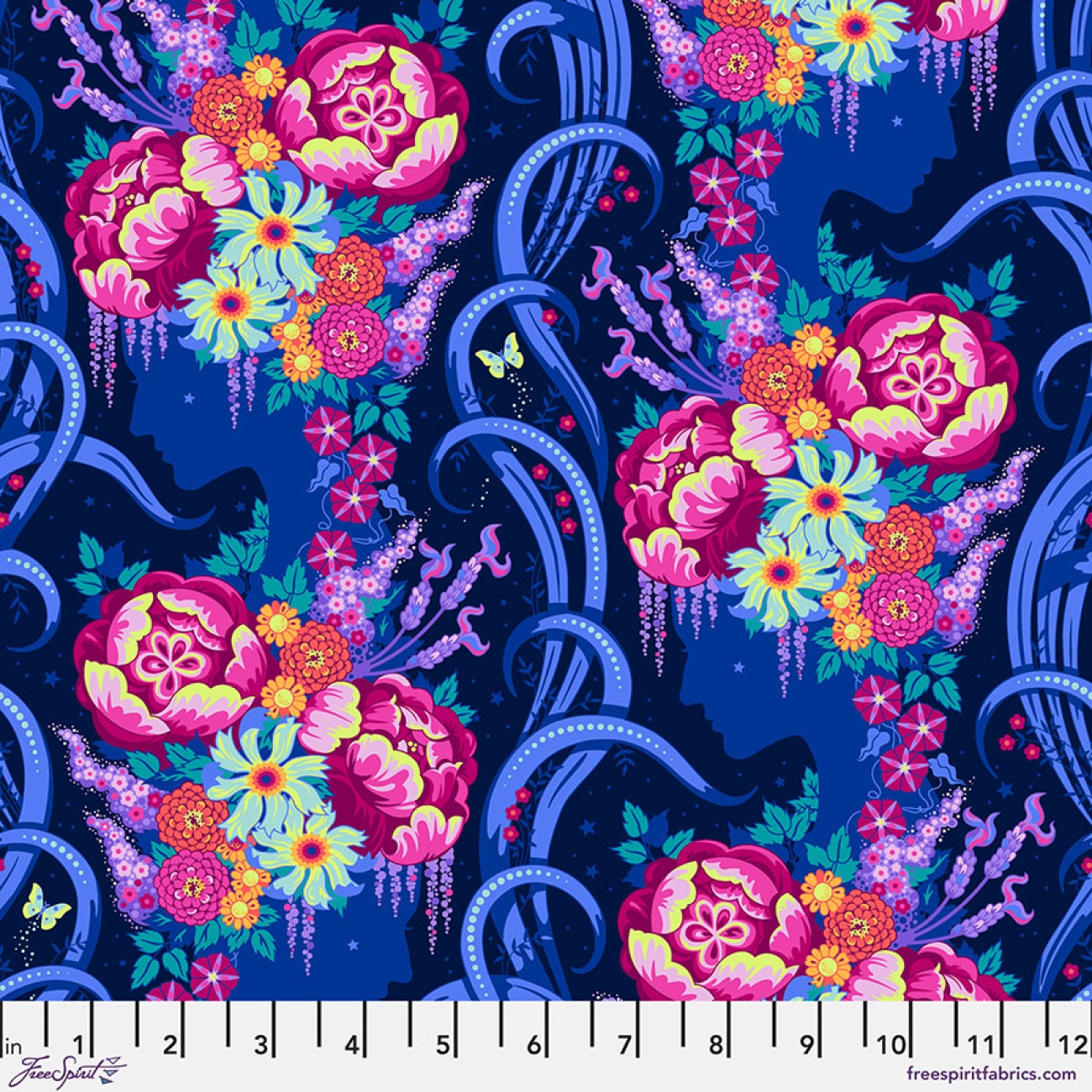 Patchwork Baumwolle - Stacy Peterson -  Belle Epoque - Midnight